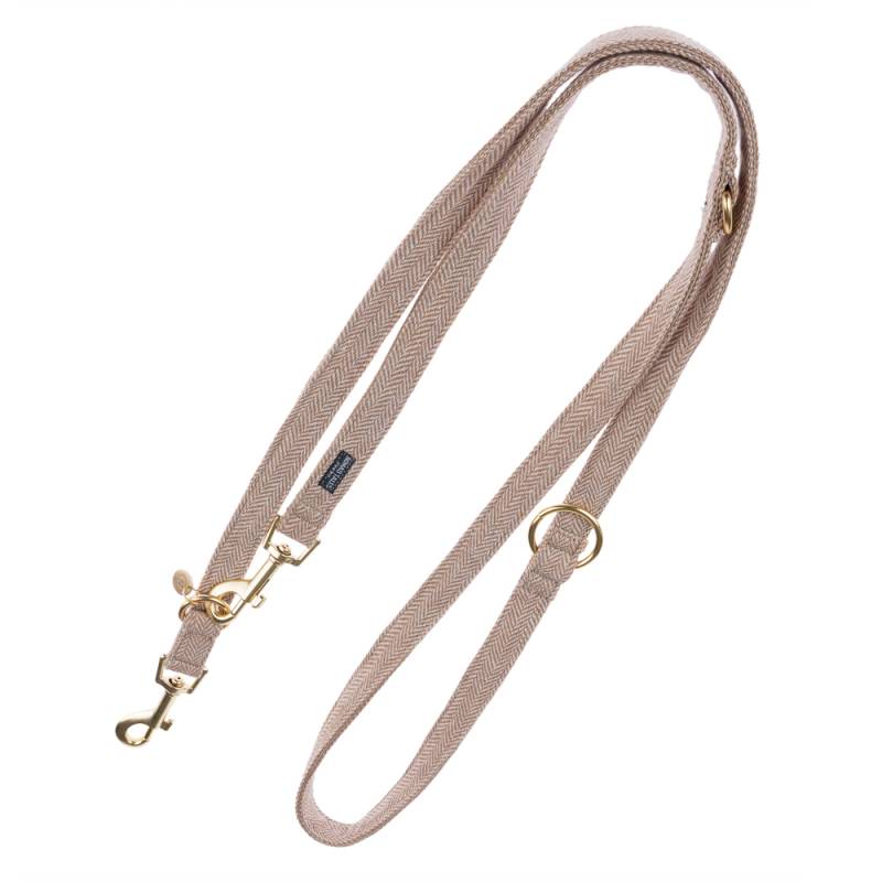 Nomad Tales Calma Halsband, sand - Passende Leine: 200 cm lang, 20 mm breit von Nomad Tales