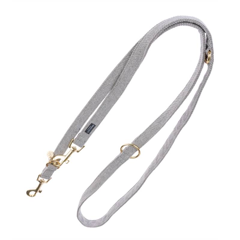 Nomad Tales Calma Halsband, stone - Passende Leine: 200 cm lang, 20 mm breit von Nomad Tales