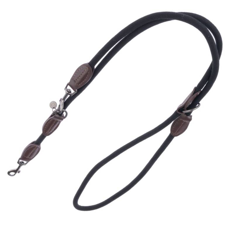 Nomad Tales Spirit Halsband, ebony - Passende Leine: 200 cm lang, Ø 10 mm von Nomad Tales