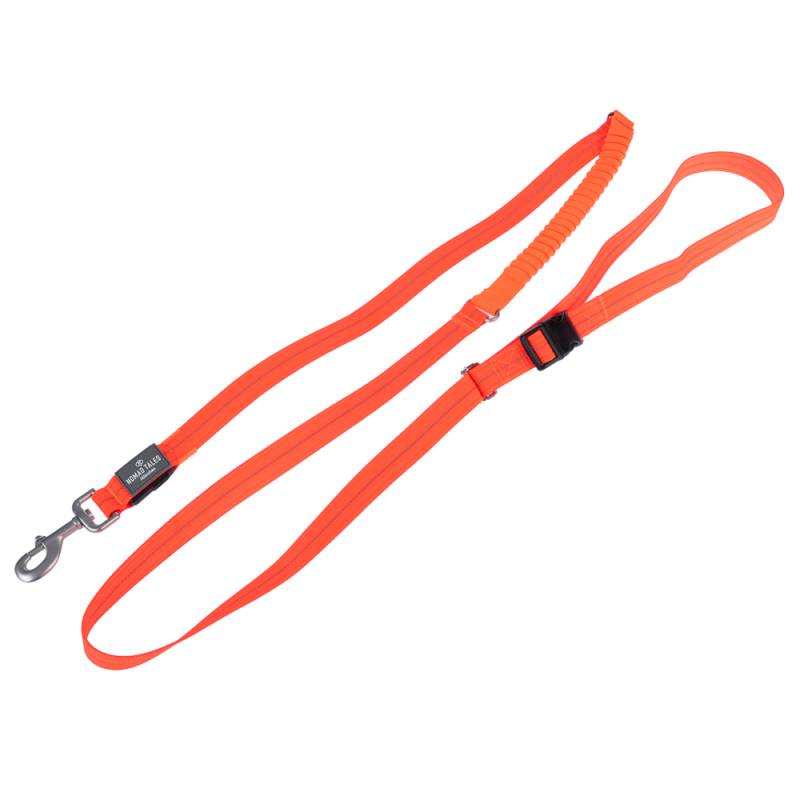 Nomad Tales Spirit USB LED Joggingleine orange - 180 - 250 cm lang, 25 mm breit von Nomad Tales