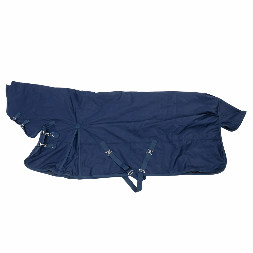 Nomad Tales Wasserdichte High-Neck Winterdecke, marineblau - Rückenlänge 145 cm Nomad Tales Wasserdichte High-Neck Winterdecke, marineblau - Rückenlänge 145 cm von Nomad Tales