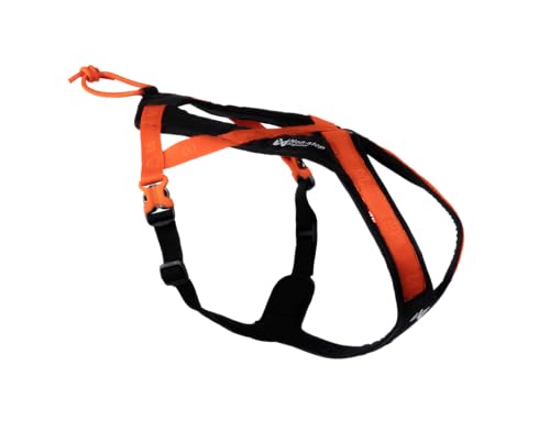 Hundegeschirr Rush Harness, Orange/Schwarz (1) von Non-stop dogwear