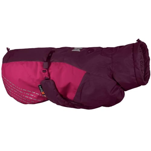 Non-stop dogwear Glacier Jacket 2.0, warme Hundejacke für Winter und kaltes Wetter mit Leinenöffnung und Beinschlaufen, Lila, Größe 65 für große Hunde von Non-stop dogwear