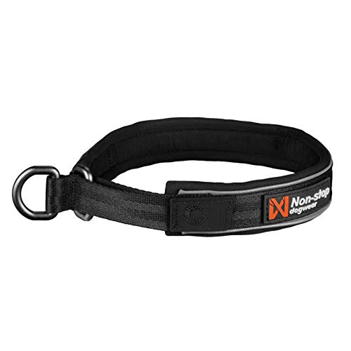 Non-stop dogwear Cruise Collar Black | Halsband mit Zugstopp - Das Bequeme, Größe:L von Non-stop dogwear