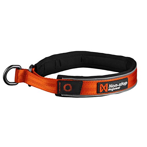 Non-stop dogwear Cruise Collar orange | Halsband mit Zugstopp - Das Bequeme, Größe:M von YJDayy