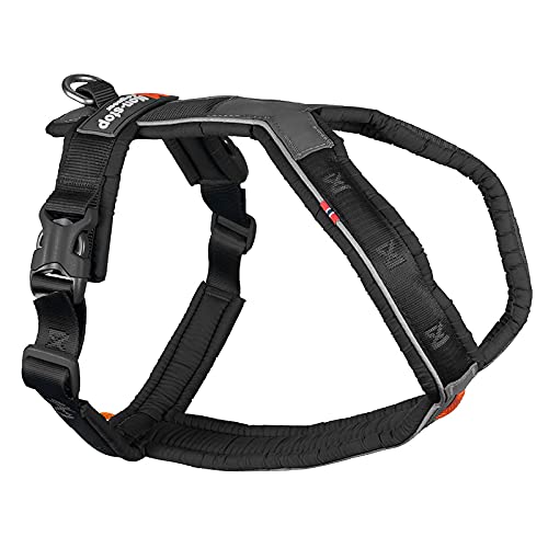 Non-stop dogwear Line Harness 5.0 |214| Führ und Alltagsgeschirr, Farbe:Schwarz, Größe:G 9 von Non-stop dogwear