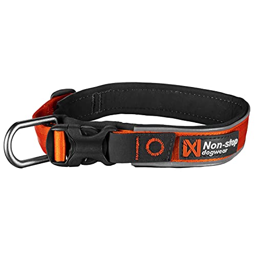 Non-stop dogwear ROAM Collar | solides, gepolstertes Halsband für Jede Aktivität, Größe:S von Non-stop dogwear