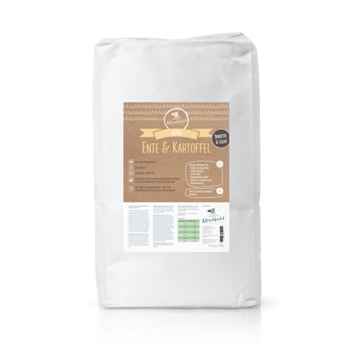 Nordheld Lotse Ente & Kartoffel | Leichtes Hundefutter mit Ente als einziger tierischer Eiweißquelle | Super Premium Trockenfutter für ausgewachsene Hunde (10 kg) von Nordheld