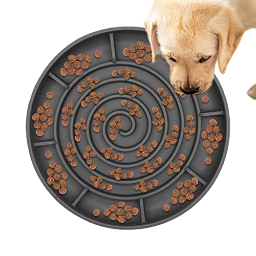 Dog Bowl Slow Feeder,Leckmatte für Hunde und Katzen | Maze Interactive Langzeitschüssel für Haustiere Anti Gelbping Gesunde Ernährung, PET Slow Down Feeder Speisen für mittlere Hunde Novent von Novent