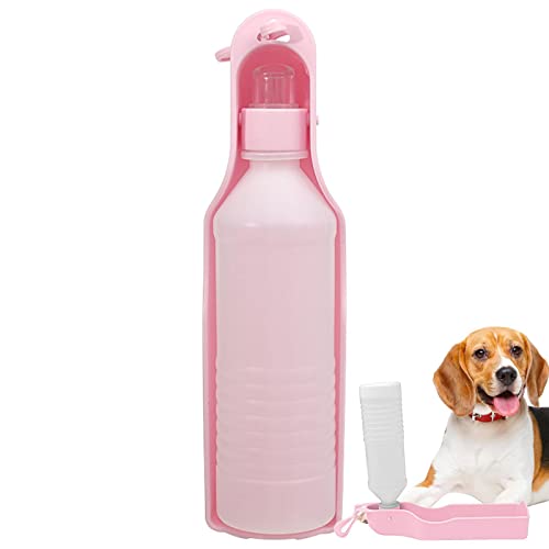 Dog Walking Reiseflasche,Reisen für Haustiere - Faltbare Haustiere im Freien Trinkschale, Reisen Wasser Schüssel Trinkflasche für Hunde Kaninchen Katze Camping Reisen Wandern Novent von Novent