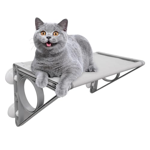 Katze Hängematte | Multifunktionale Sturdy Katzen Hängematte mit Saugnäpfen,Innenkatzen Zubehör für Wohnzimmer, Balkon, Schlafzimmer, Spielzimmer, Haustiere zu Hause Novent von Novent