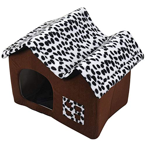 Ntcpefy Luxus High-End Doppel für Haustiere Hund 50x40x35cm von Ntcpefy