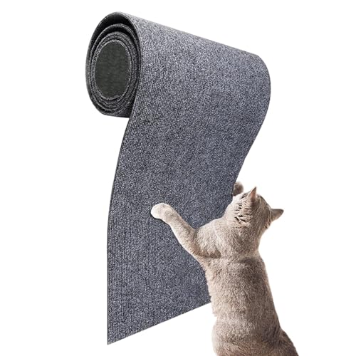 Nubamzy Katzenkratzmatte für Möbel | Indoor Floor Scratcher Mat | Selbstklebende Krallenschärfung Katzenspielzeug für Teppich, Couch, Sofa und andere Möbel von Nubamzy