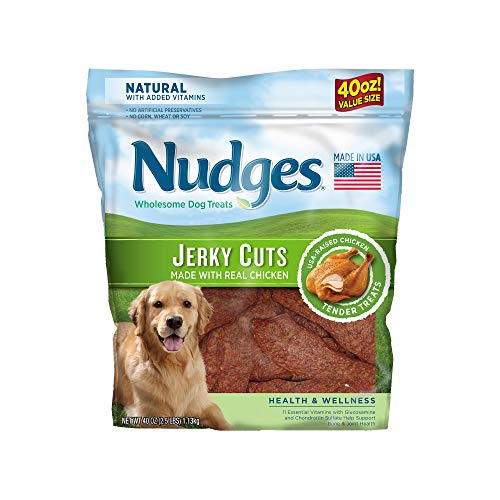 HonLena An Item of Nudges Health Wellness Chicken Jerky Dog Treats, 40 oz. - Pack of 1 - Bulk Disc von Nudges