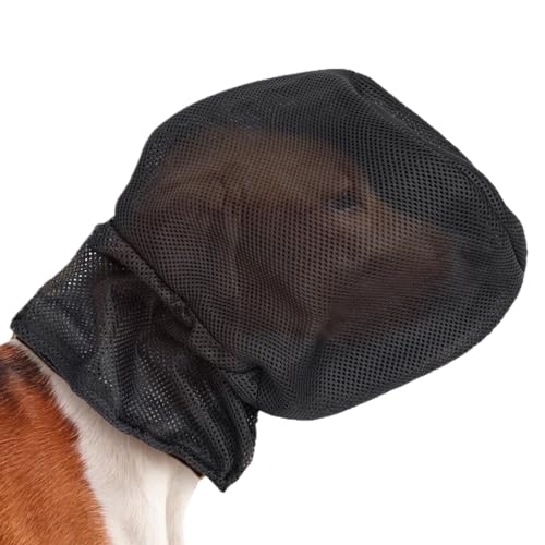 Hundegesichtsschutz | Hunde Kopfschutz Gegen Dornen & Verletzungen,Leichter Verstellbarer Atmungsaktiver Maulkorb Für Mittelgroße & Große Hunde, Schwarz Hundegesichtsschutz | Hunde Kopfschutz Gegen Dornen & Verletzungen,Leichter Verstellbarer Atmungsaktiver Maulkorb Für Mittelgroße & Große Hunde, Schwarz von Nudorpn