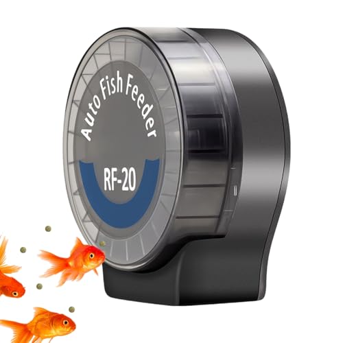 Nudorpn Futterspender für Aquarium mit 6 Ebenen, automatischer Spender für Bettas, Timer 140 ml, für Aquarium, Büro, Haus, Schildkröte, Garnelen, Axolotl Nudorpn Futterspender für Aquarium mit 6 Ebenen, automatischer Spender für Bettas, Timer 140 ml, für Aquarium, Büro, Haus, Schildkröte, Garnelen, Axolotl von Nudorpn