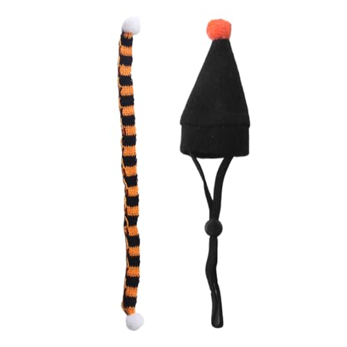Nudorpn Halloween Hamster Hüte Set - Hamster Hut Und Schal Komplettset Für Halloween Kostüme - Einstellbare Kopfbedeckung Outfit für Feste Feiern und Partys Nudorpn Halloween Hamster Hüte Set - Hamster Hut Und Schal Komplettset Für Halloween Kostüme - Einstellbare Kopfbedeckung Outfit für Feste Feiern und Partys von Nudorpn