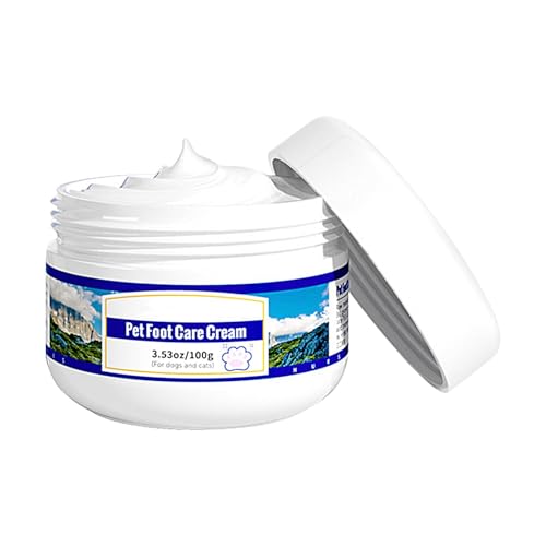 Nudorpn Hundepfotenbalsam, Hundepfotenbalsam, 100g sanfte Hundepfotenlotionen, Welpenpfotencreme, pflegendes Wachs für rissige Hundepfoten, Hundepfotenbalsam für trockene Nasen und Pfoten von Nudorpn