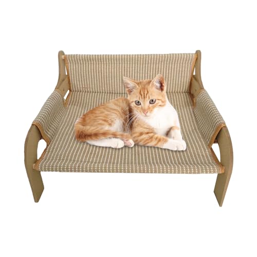 Nudorpn Katzenbett – Sofa Hängematte für Hunde und Katzen – erhöhter Sitz, erfrischend für Haustiere, drinnen und draußen, Kätzchen, Welpen, kleine Hunde Nudorpn Katzenbett – Sofa Hängematte für Hunde und Katzen – erhöhter Sitz, erfrischend für Haustiere, drinnen und draußen, Kätzchen, Welpen, kleine Hunde von Nudorpn