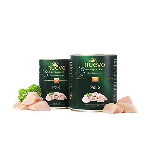 NUEVO Hundedose für Erwachsene: Huhn, 800 g, Hund von Nuevo