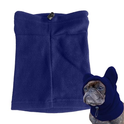 Hunde-Kapuze, gemütliche Wintermütze mit Ohrenschutz, Thermo-Hunde-Kapuze für kaltes Wetter, verstellbarer Hals- und Kopfwärmer, bequemer Hunde-Kapuzenpullover für den Winter im Freien von Nuhjytgf