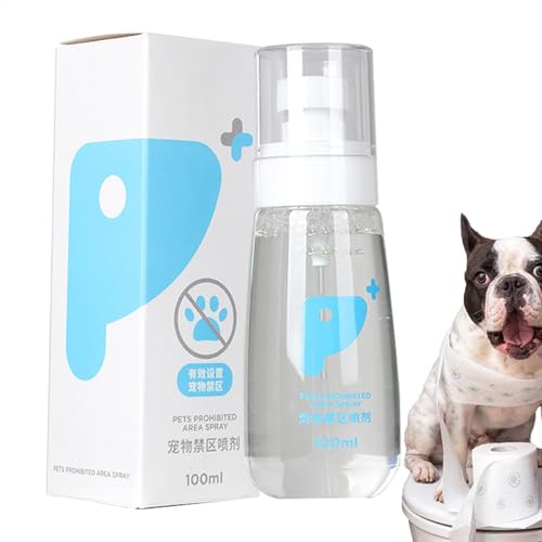 Nuhjytgf Töpfchentrainingsspray Hunde, Urinduktions-Hundelockstoff, Welpen-Trainingshilfe, sicher und gesund, einfach zu verwenden, 100 ml, 1-2 cm, für Hunde & Katzen, Töpfchenbereich, Training von Nuhjytgf