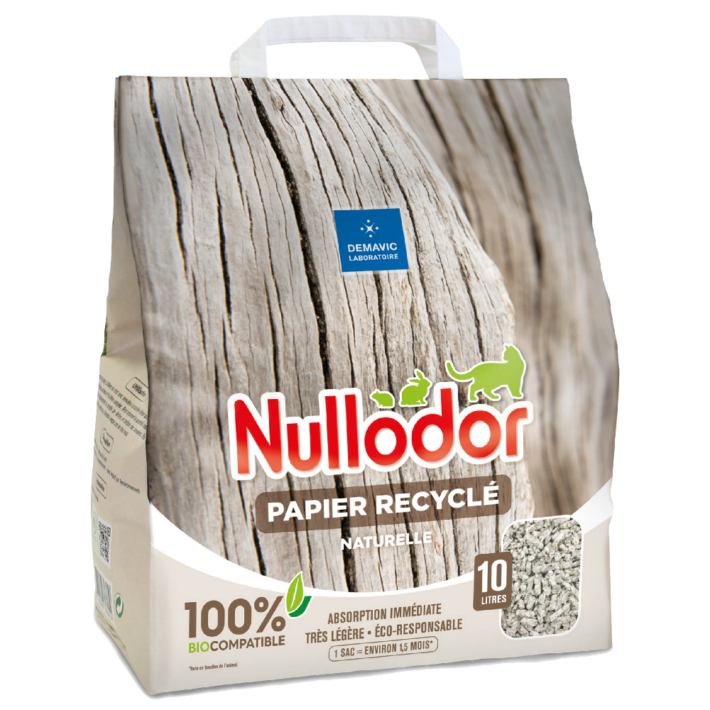 Nullodor Katzenstreu Papier Recyclé - 10 l Nullodor Katzenstreu Papier Recyclé - 10 l von Nullodor