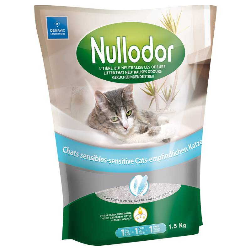 Nullodor Sensitive Katzenstreu - 1,5 kg von Nullodor