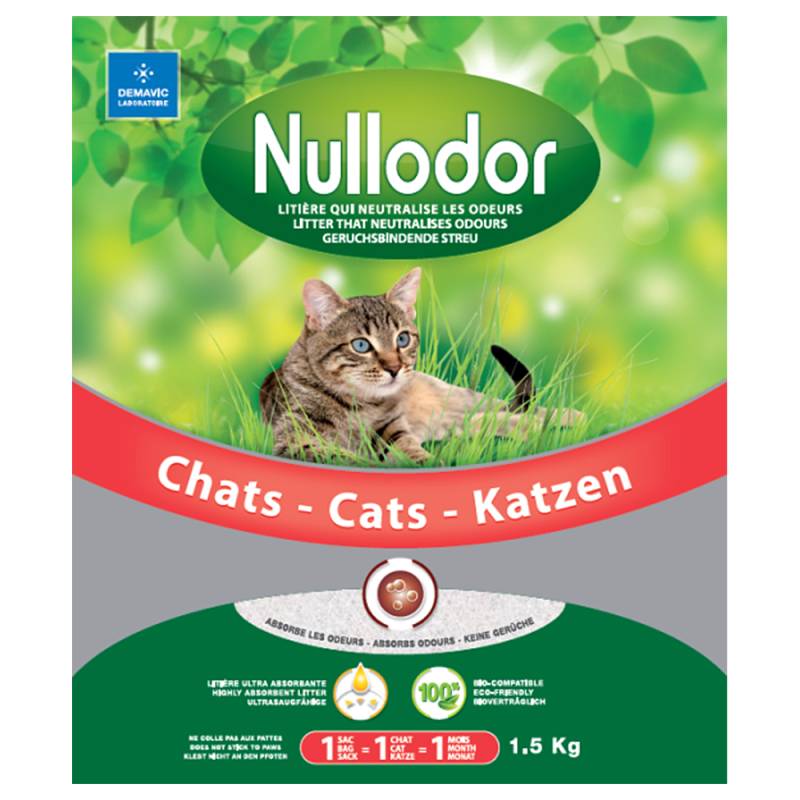 Nullodor Silikatstreu - 3 l (1,5 kg ) von Nullodor