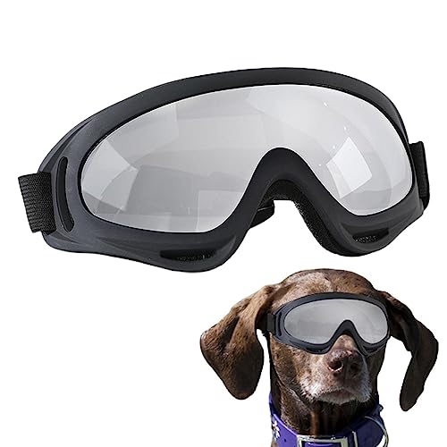 Hundebrille – Augenbrille, winddichter Brillenschutz, Hundesonnenbrille mit verstellbarem Riemen für mittelgroße und große Rassen Nupaque von Nupaque