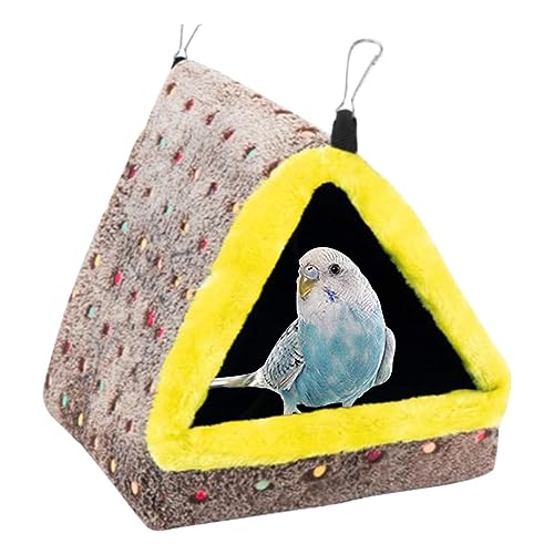 Nupaque Sittichbett | Großes warmes Winter-Vogelnest – Papageien-Winter-warmes Bett, Haustier-Spielzeug-Tasche, Baumwollbett für Aras, Hamster, Wellensittiche, Eclectus von Nupaque