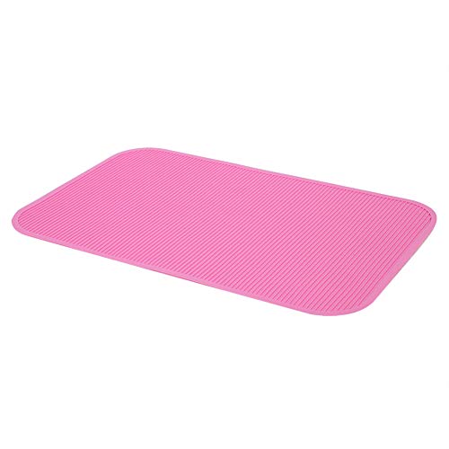 Nurnesy Anti-Rutsch-Gummimatte Haustiere, Haustierbedarf Fellpflege, Baden, Trainingstisch (Rosa) von Nurnesy