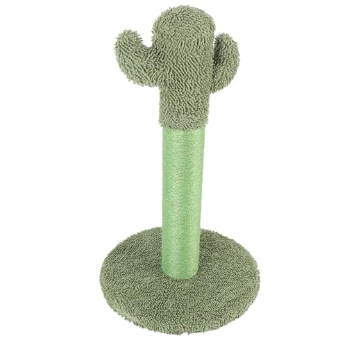 Nurnesy Sturdy Cactus Cat Kratzerpost - Multifunktionaler Sisal -Katzenkratzerbaum für Innenkatzen und Kätzchen - Langlebigkeit und Verschleiß -Proof -Design von Nurnesy