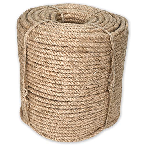 Nurtextil24 Sisalseil für Kratzbaum 10mm (100 Meter) Juteseil Natur Seil Mehrzweckseil Jute Sisal Schnur Kratzbaumseil von Nurtextil24