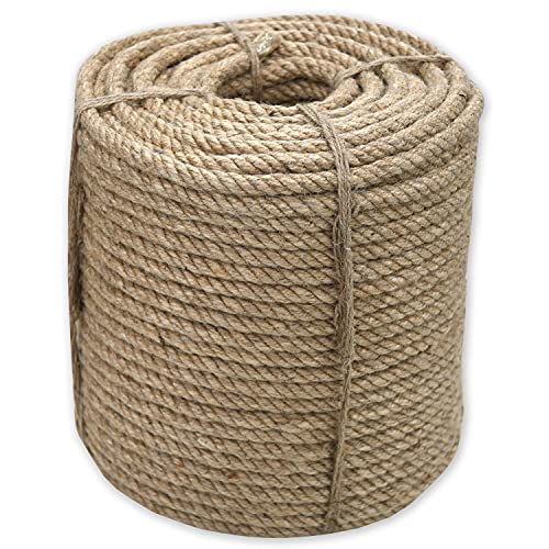 Nurtextil24 Sisalseil für Kratzbaum 12mm (10 Meter) Juteseil Natur Seil Mehrzweckseil Jute Sisal Schnur Kratzbaumseil von Nurtextil24