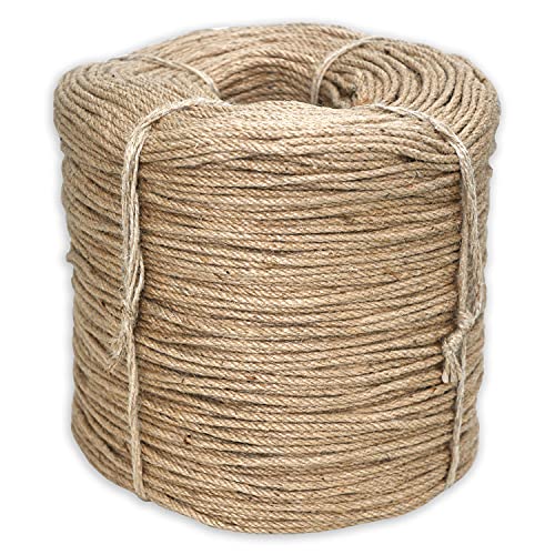 Nurtextil24 Sisalseil für Kratzbaum 4mm (1 Meter) Juteseil Natur Seil Mehrzweckseil Jute Sisal Schnur Kratzbaumseil (SSL1001) von Nurtextil24