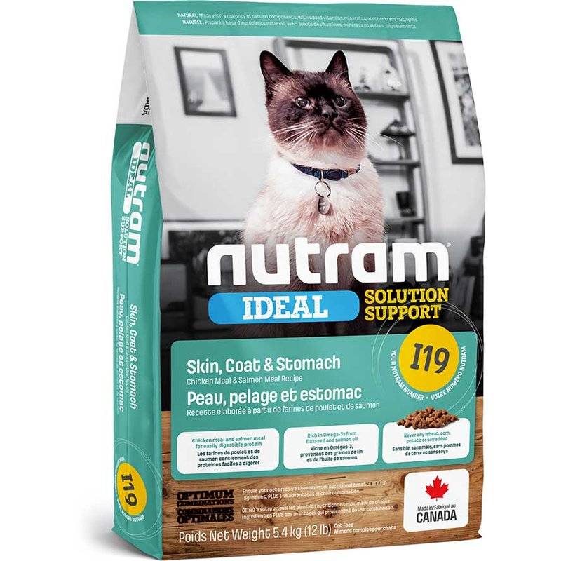 Nutram I19 Ideal Solution Support Sensitive Cat - 1,13 kg (11,50 € pro 1 kg) von Nutram