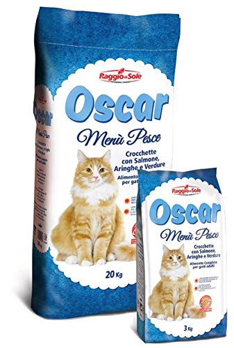 Nutrena Oscar Katze Menu Fisch Trockenfutter für Katzen 3 kg von Nutrena