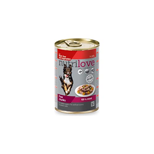 Nutrilove Adult Dog Beef, Liver and Vegetable - Can 415gr von Nutrilove