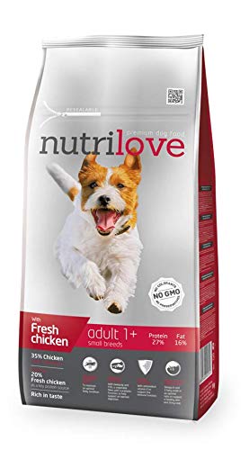 Nutrilove Adult Small Dog Chicken - Dry 8kg+1,6kg von Nutrilove