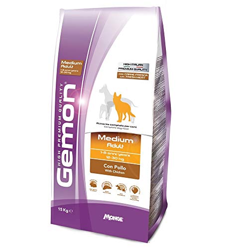 Gemon Medium Adult Huhn 15 kg + gratis Marke Nutri (80 Rissen Nutri Poop) von Nutripet