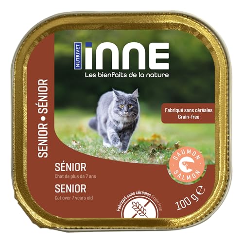 NUTRIVET - INNE Chat - TERRINE - Chat Sénior - Saumon - 100g von Nutrivet