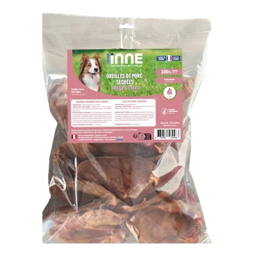 Nutrivet - INNE - Hund - Natürliche Leckerlis - Schweineohren - 10 Stück von Nutrivet