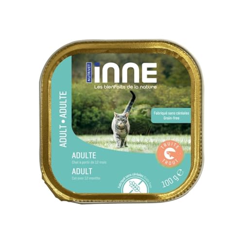 Nutrivet - INNE Katze - Pastete - Erwachsene Katze - Forelle 100g x16 von Nutrivet