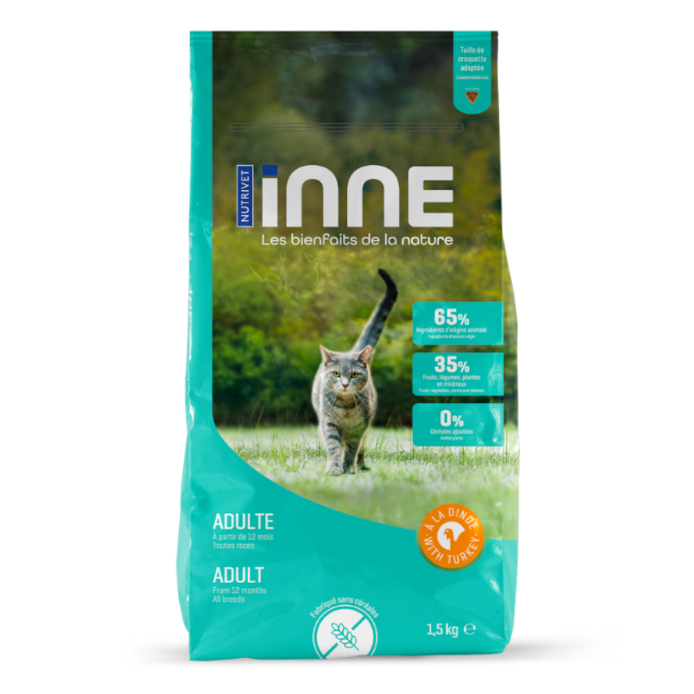 Nutrivet Inne Adult Cat mit Truthahn - 1,5 kg von Nutrivet