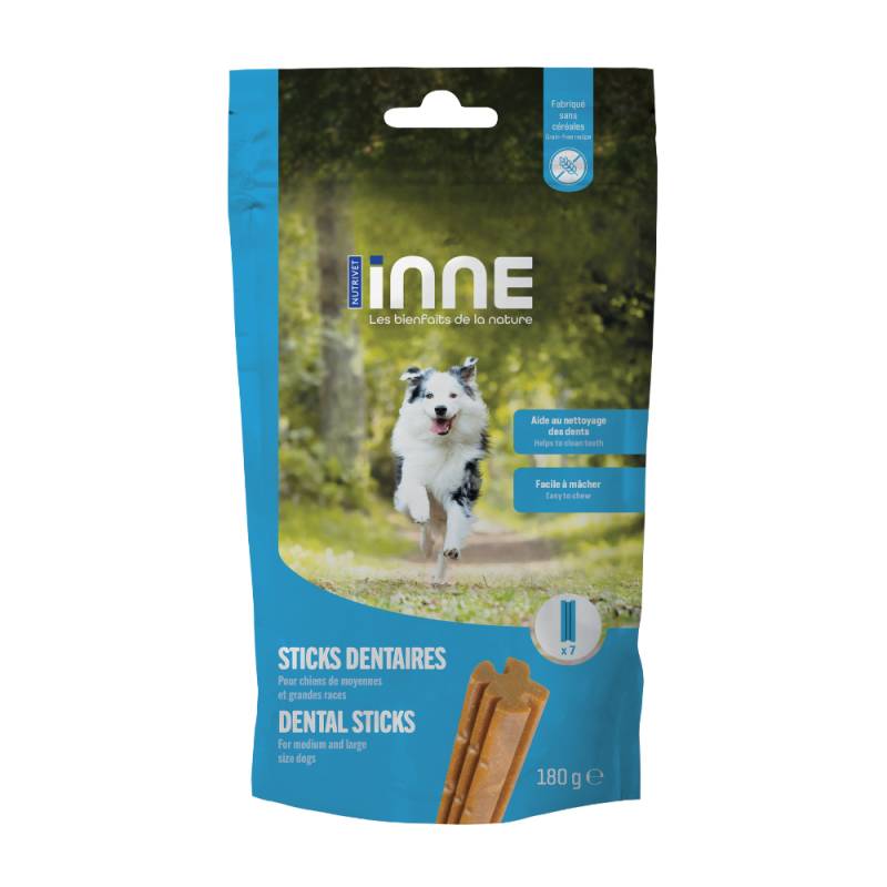 Nutrivet Inne Dog Stick Dental - Sparpaket: 3 x 180 g (21 Sticks) von Nutrivet