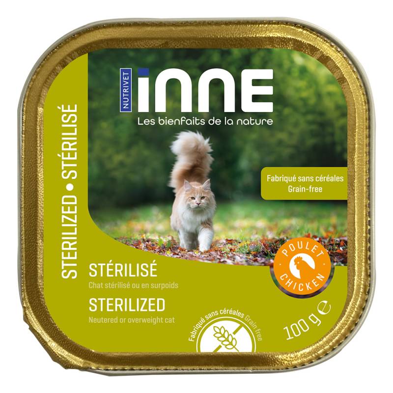 Nutrivet Inne Katze Sterilized 16 x 100 g - 16 x 100 g - Huhn von Nutrivet