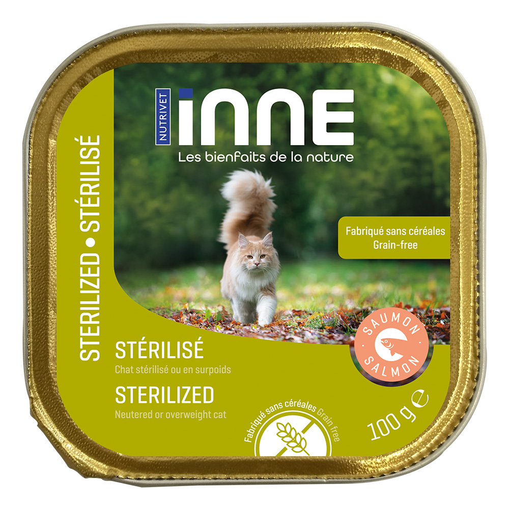 Nutrivet Inne Katze Sterilized 16 x 100 g - 16 x 100 g - Lachs von Nutrivet