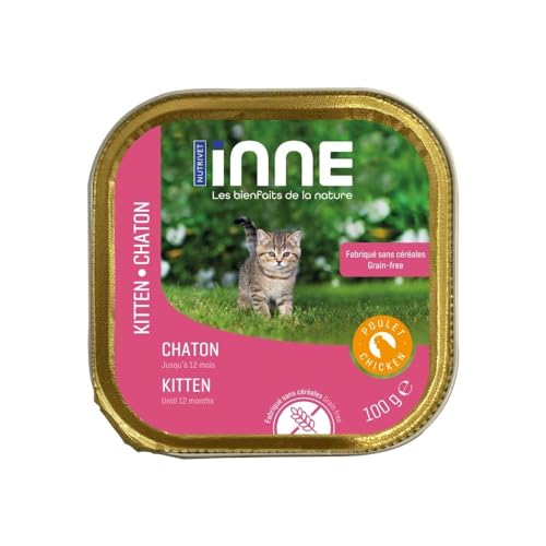 Nutrivet - INNE Katze - Pastete - Kätzchen - Huhn 100g x16 von Nutrivet