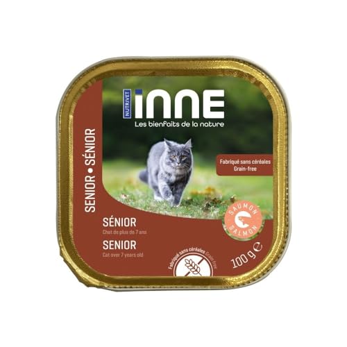 Nutrivet - INNE Katze - Pastete - Senior Katze - Lachs 100g x16 von Nutrivet